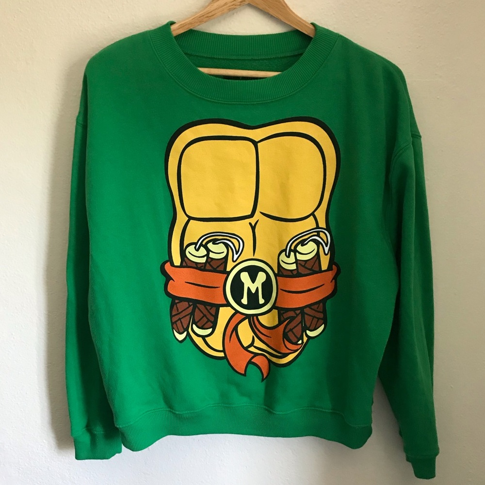 Ninja Turtle Crew Neck Sweatshirt - Quick Costume!